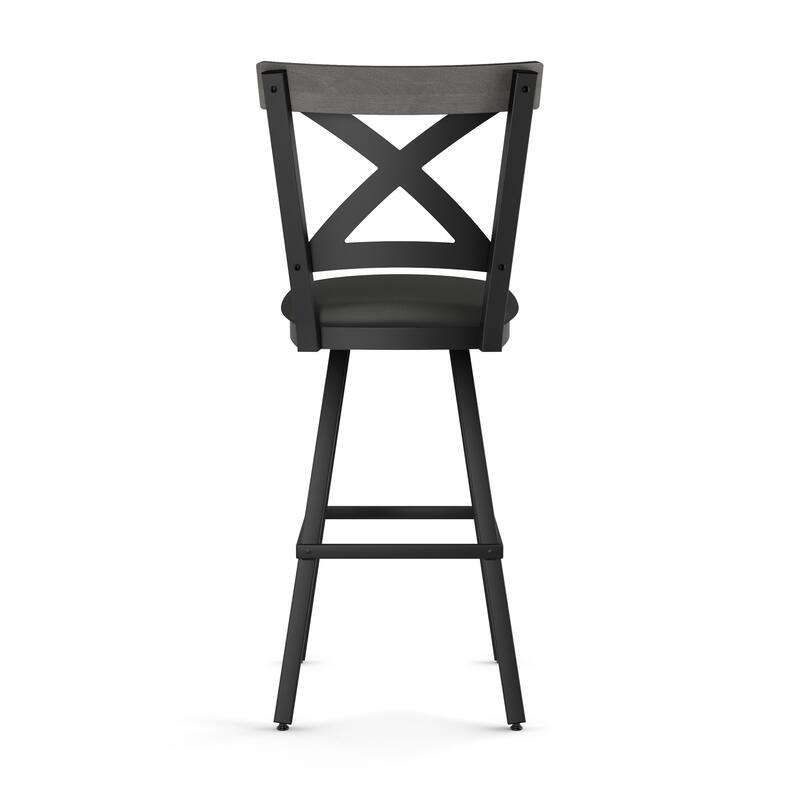 Amisco Snyder Swivel Counter and Bar Stool