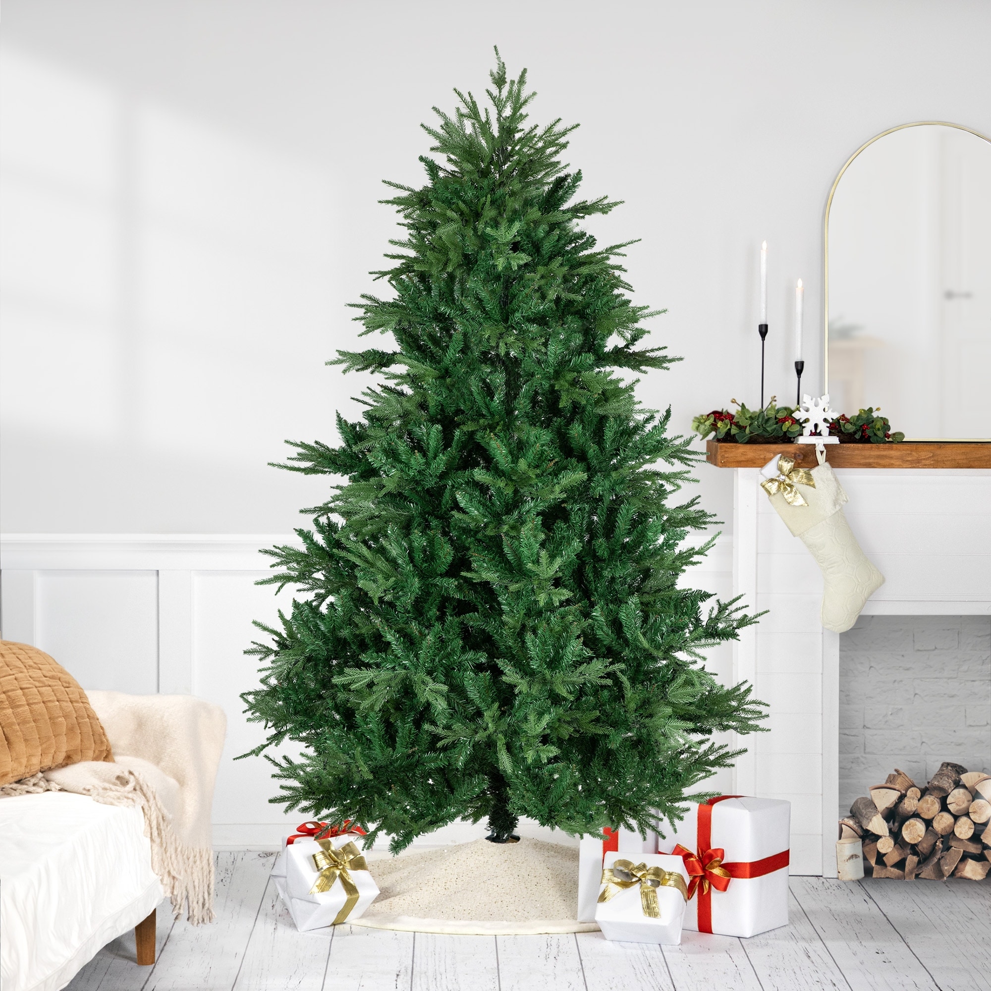 7.5' Juniper Pine Artificial Christmas Tree Unlit