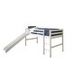 preview thumbnail 6 of 18, Donco Kids Twin-size Tent Loft Bed with Slide