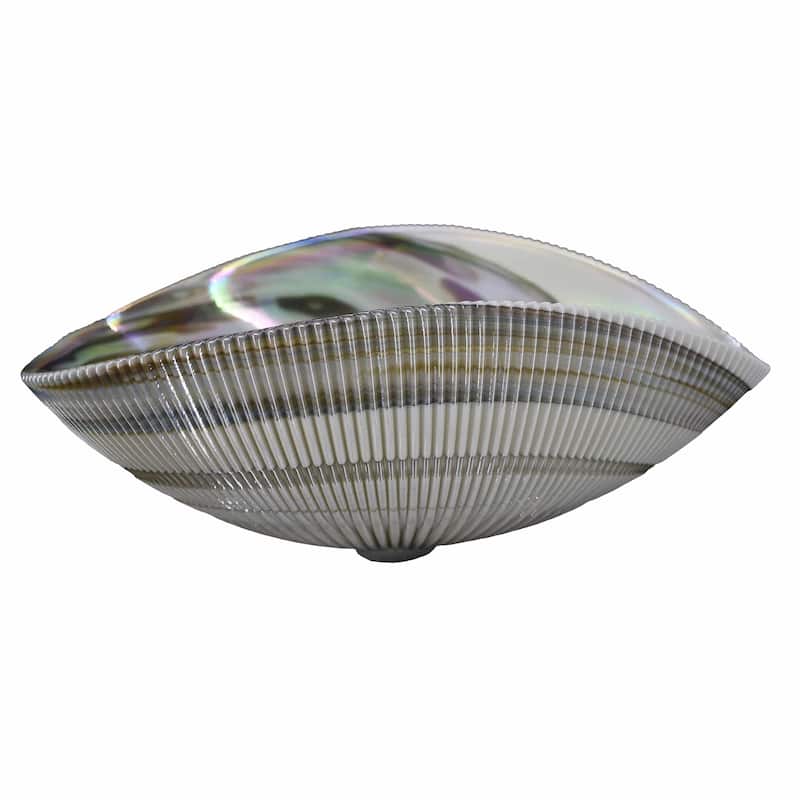 Amalfi Handmade Murano Glass Bathroom Sink - 17.5x12x6.75