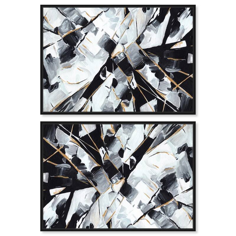 Lemon Slice Drink Canvas by Art Remedy - 24" x 36" - Gold