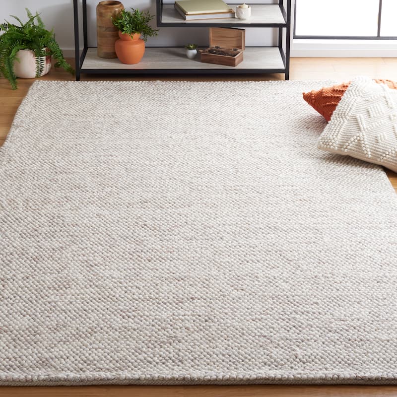 SAFAVIEH Handmade Natura Onica Wool Rug - 3' x 5' - Beige/Ivory - Rectangle
