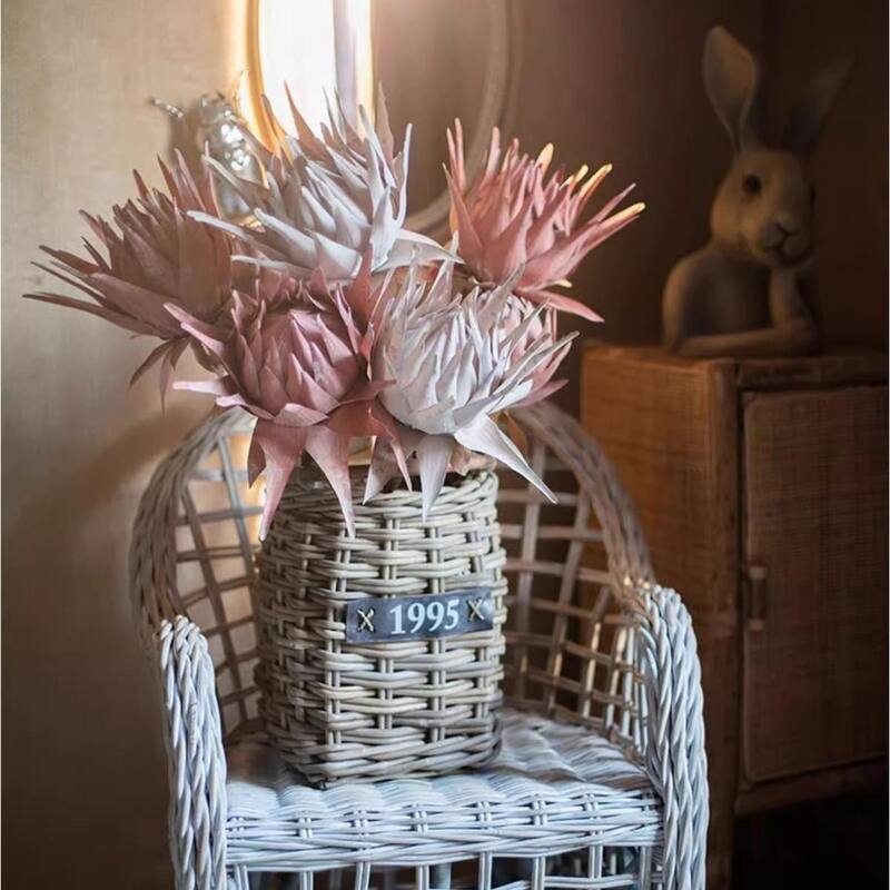 RusticReach Artificial Artichoke Stem in Various Colors 37" Tall
