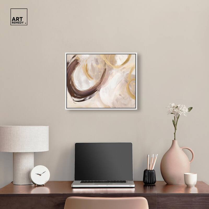 Dreamy Swirls I Canvas by Art Remedy