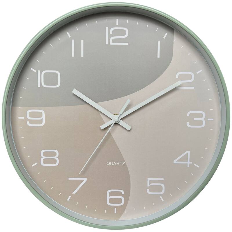Wall Clock, Modern Silent Non Ticking Battery Operated Clocks for Office, Home, Bathroom, Kitchen, 12 Inch - 12 Inch