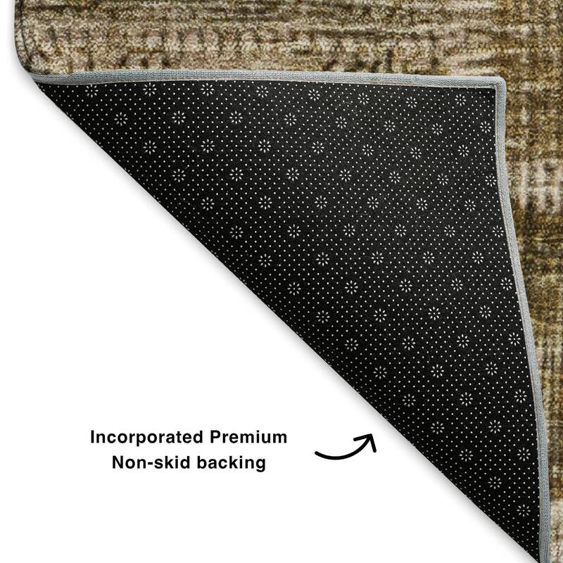 Premium Washable Super Soft Vintage Boho Mayfield Rug