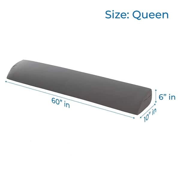 Nestl Reading Bed Rest Gap Wedge Headboard Pillow with Pockets On