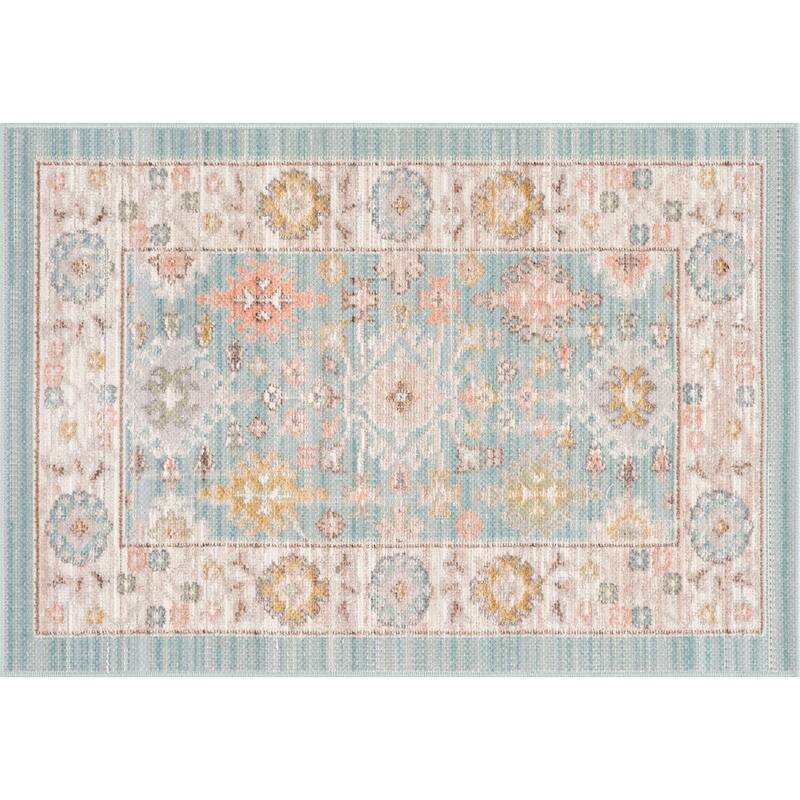 Crosswood Ellen Traditional Floral Indoor Polyester Area Rug