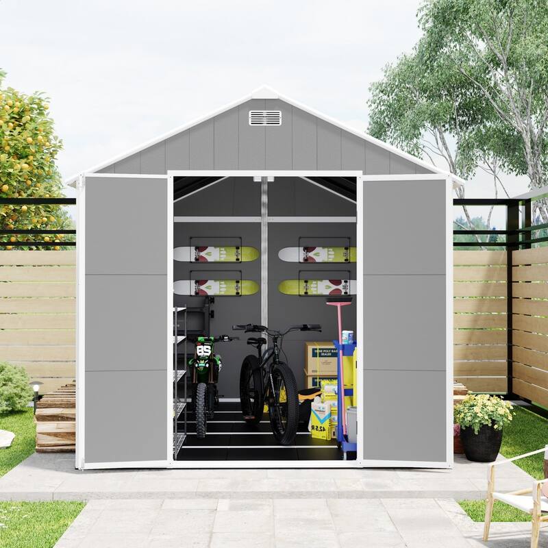 7.5x10.3FT Outdoor Resin Storage Shed