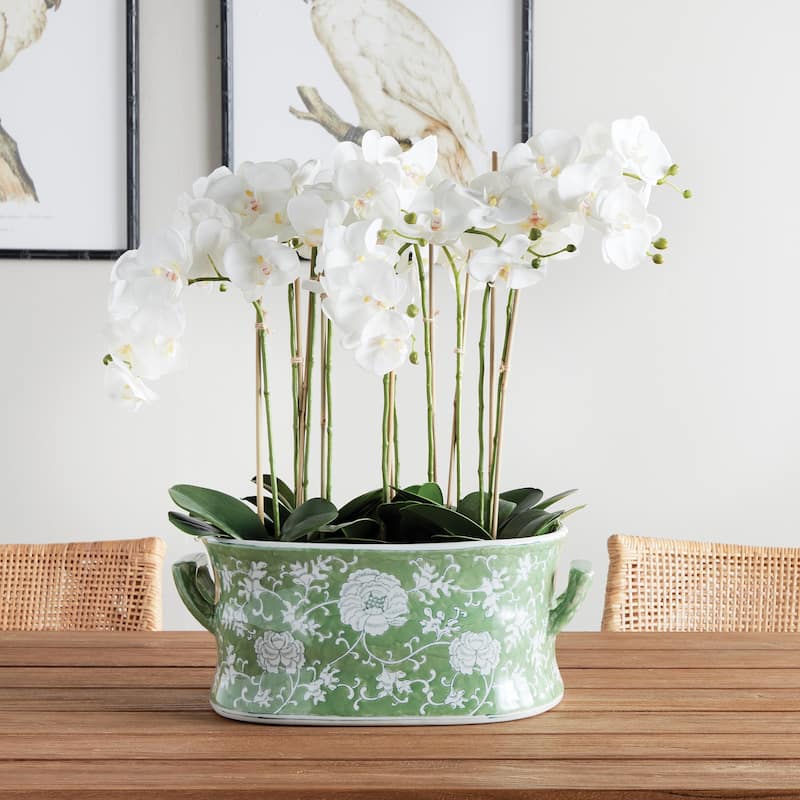 Imperial Chinoiserie Lotus Planter