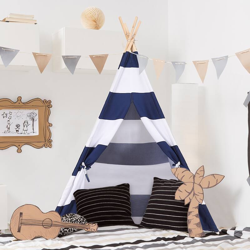 Gymax Portable Play Tent Teepee Children Playhouse Sleeping Dome
