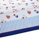 preview thumbnail 3 of 2, Nanshing Future Sports Star 3 Piece Baby Nursery Crib Bedding Set