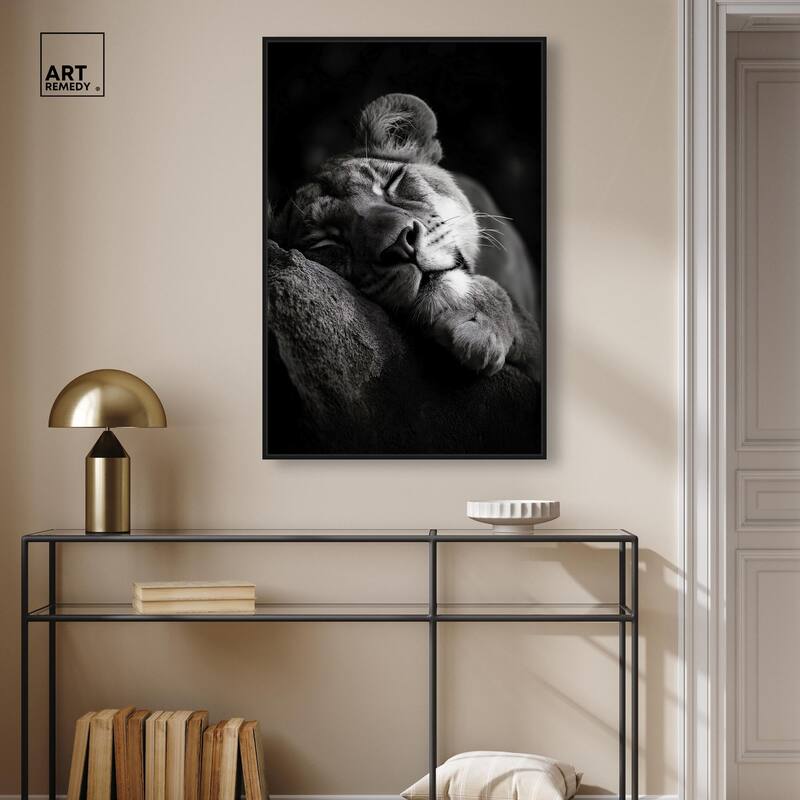 Resting Predator Canvas by Art Remedy