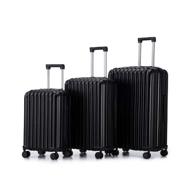 20"/24"/28" 3 pcs/set in ABS Spinner Wheel Luggage, Carry on Suitcase, with Cup Holder & USB Port & Phone Holder