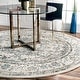 preview thumbnail 45 of 80, Nuloom Verona Vintage Persian Area Rug 4' Round - Grey