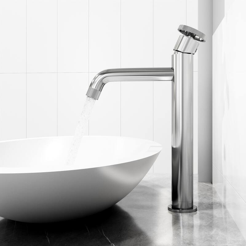 VIGO Cass 12" H Single Handle Single Hole Bathroom Vessel Faucet