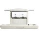 preview thumbnail 1 of 8, Gray HDPE Foldable Wall Baby Changing Table with Safety Belt & Rods - 33.86 x 22.24 x 19.69 inch