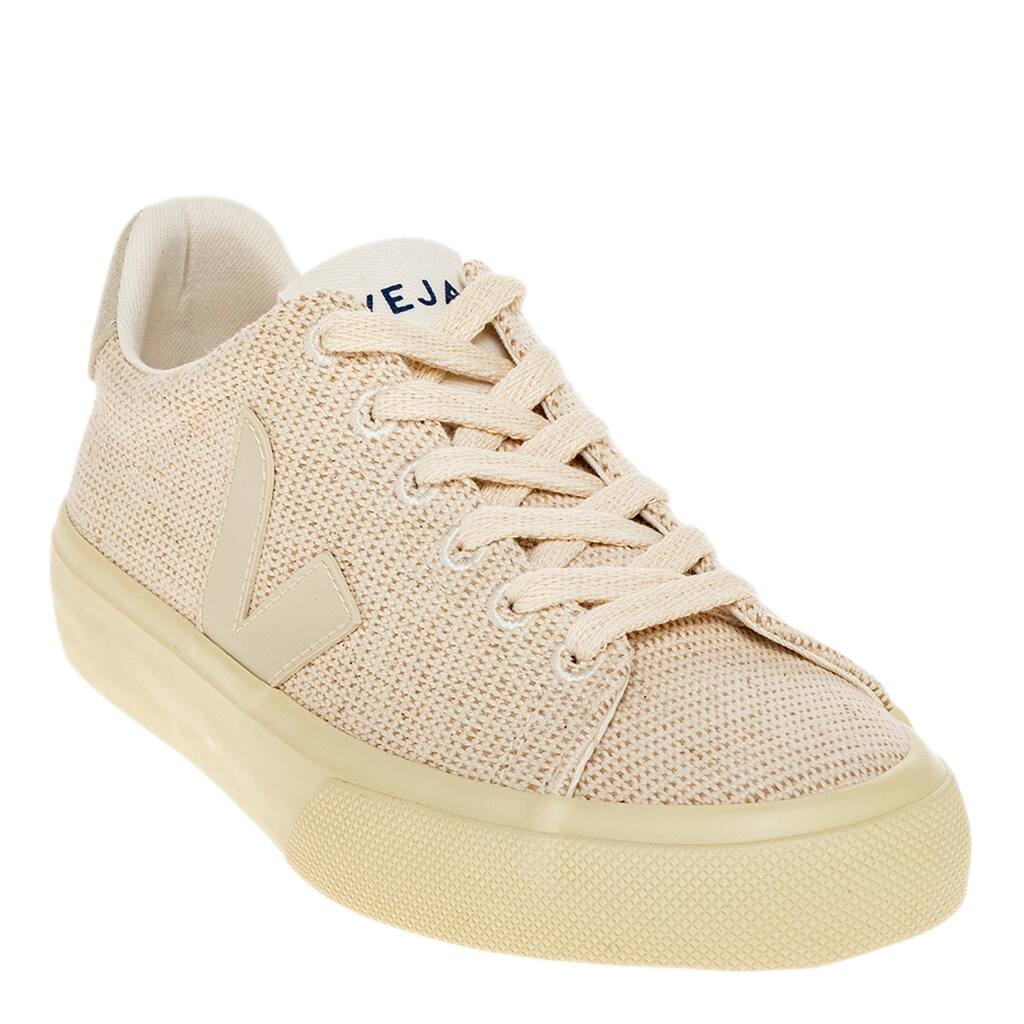 Veja Women's Campo J-Mesh Jute Sneakers in White