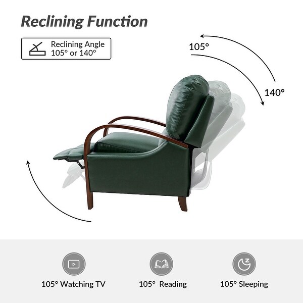 Alex 2-Piece Set Mid-Century Modern Manual Recliner - On Sale