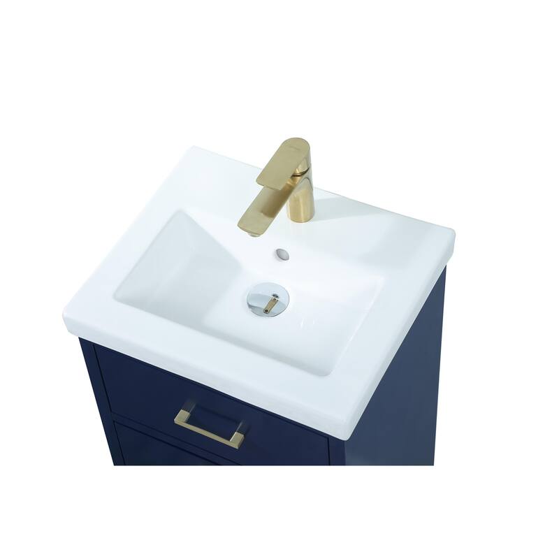 Nautical 18 - 30 Inch Single Bathroom Vanity