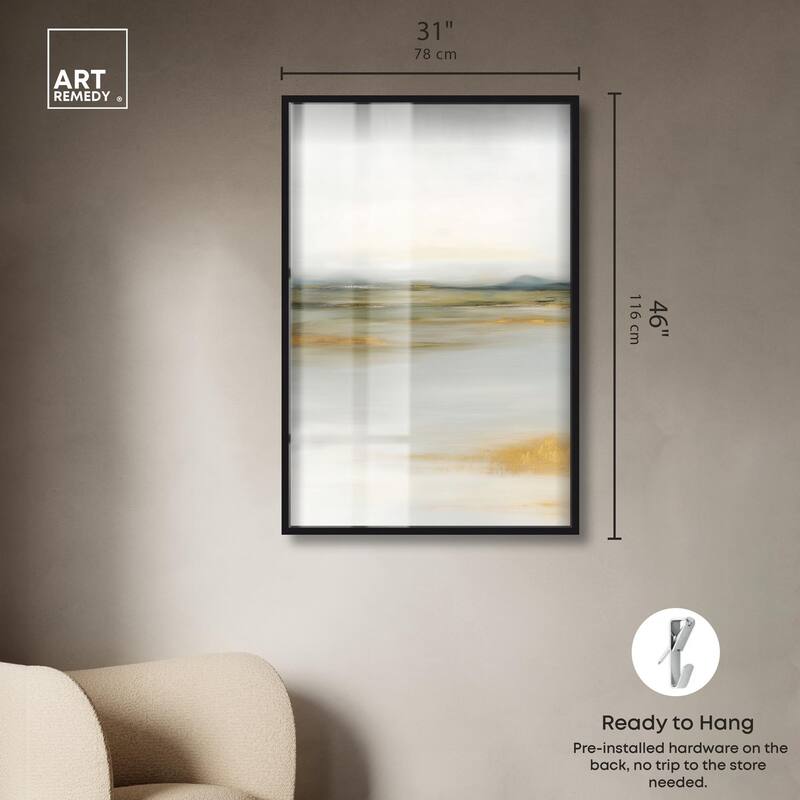 Misty Expanse I Shadowbox by Art Remedy