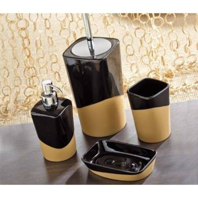 Nameeks Gedy Bathroom Accessories Set - Black