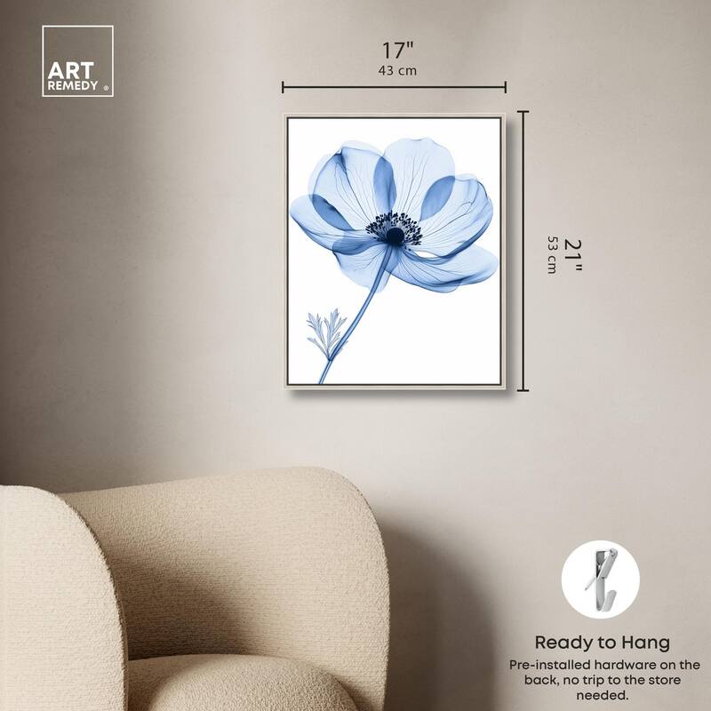 Floral Radiograph Canvas by Art Remedy
