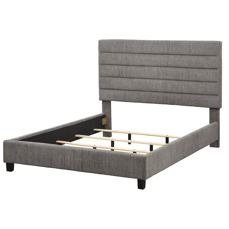 Lifestorey Raquel Channel Back Queen Upholstered Bed
