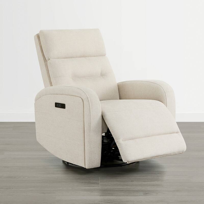 Spruce & Spring Cheryl Power Glider Swivel Rocker Recliner Chair Nursery Recliner