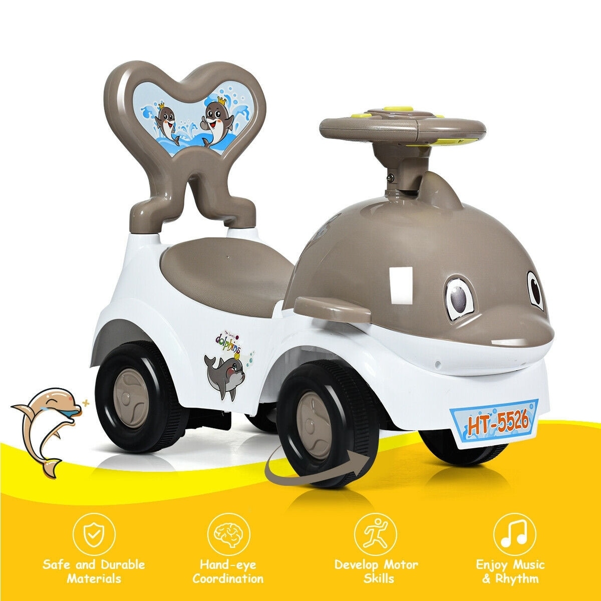 baby riding car