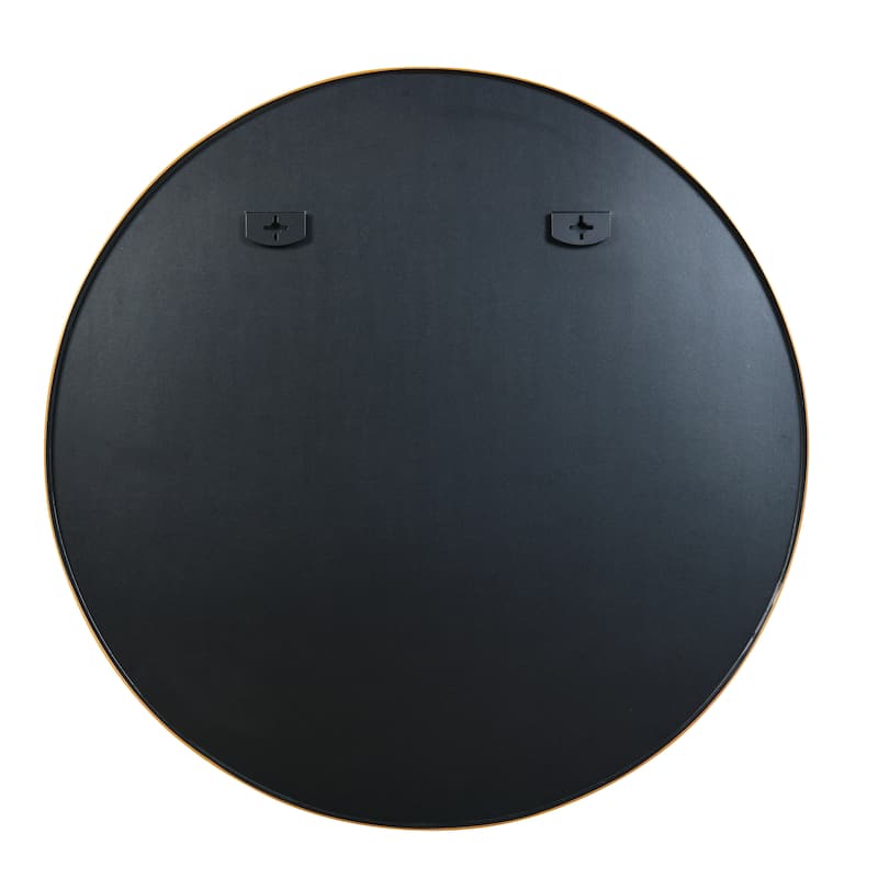 42 Inch Gold Metal Framed Round Bathrrom Mirror for Wall.(W2203P156444)