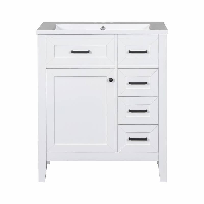 30" Bathroom Vanity with Sink Combo and Drawers