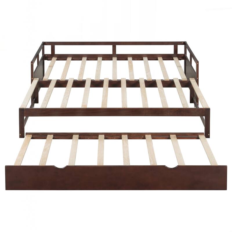 Wooden Daybed with Trundle