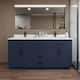 Option Dark Blue / White Quartz Top / Matte Black