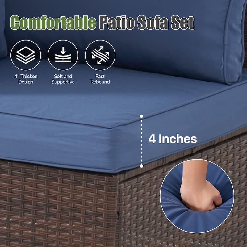 Patio Furniture Set , Outdoor Sectional Sofa Set