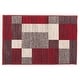 preview thumbnail 80 of 90, World Rug Gallery Modern Boxes Design Non-slip (Non-skid) Area Rug