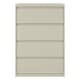 preview thumbnail 9 of 9, Hirsh 36-in Wide HL10000 Series 4 Drawer Lateral File Cabinet, White