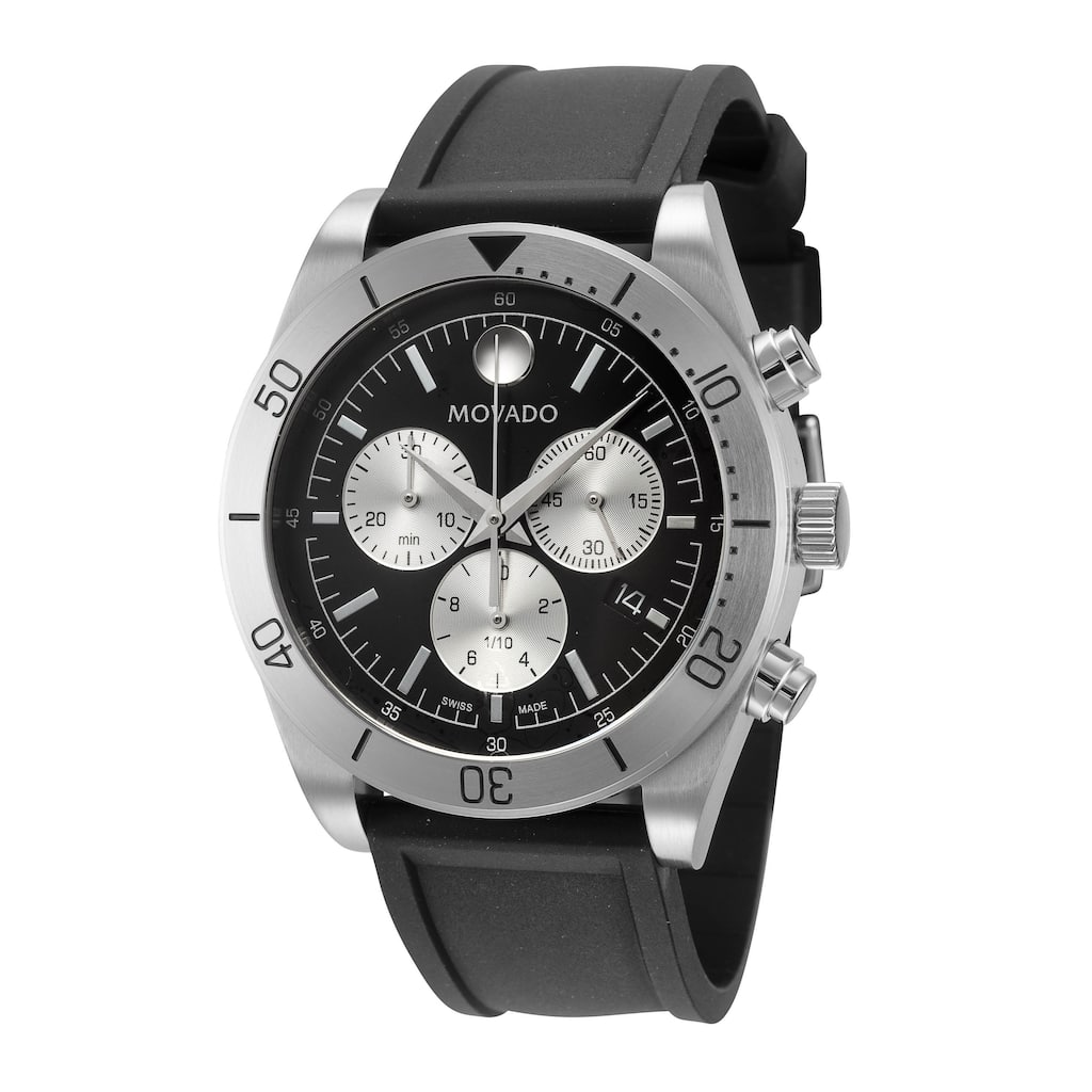 Movado Men's Sport 41mm Quartz Watch 0607992 - Black - N/A