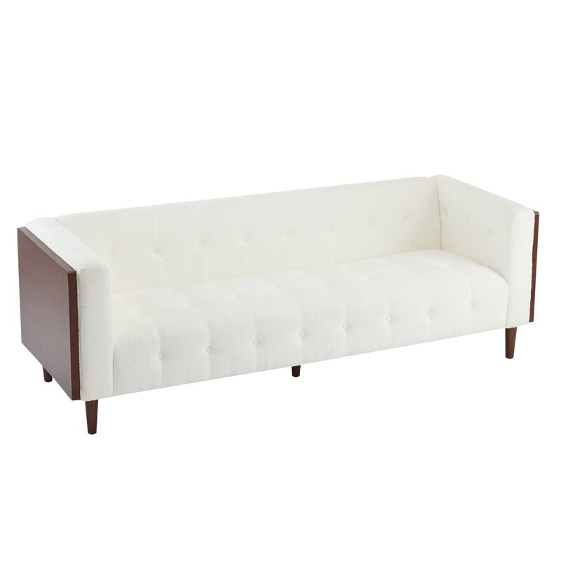 McLarnan Contemporary Tufted 3-seat Sofa by Christopher Knight Home - 89.75" L x 31.50" W x 30.25" H