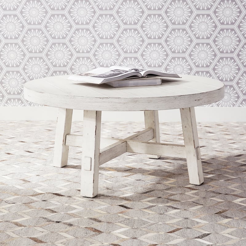Modern Farmhouse Flea Market White Distressed 3 Piece Set