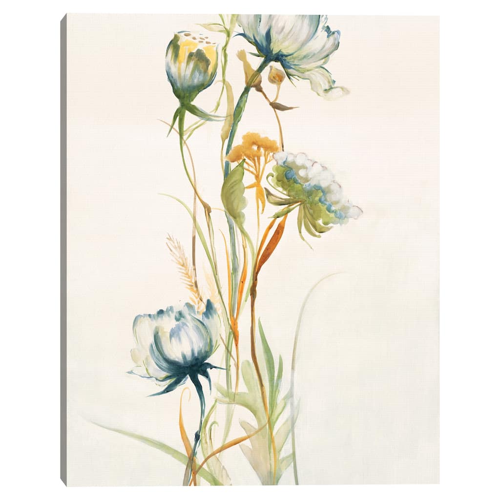 Late Summer Wildflowers I by Liz Jardine Canvas Art Print