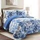 preview thumbnail 3 of 28, The Curated Nomad Chorro 3-piece Quilt Set Navy & White - Full - Queen