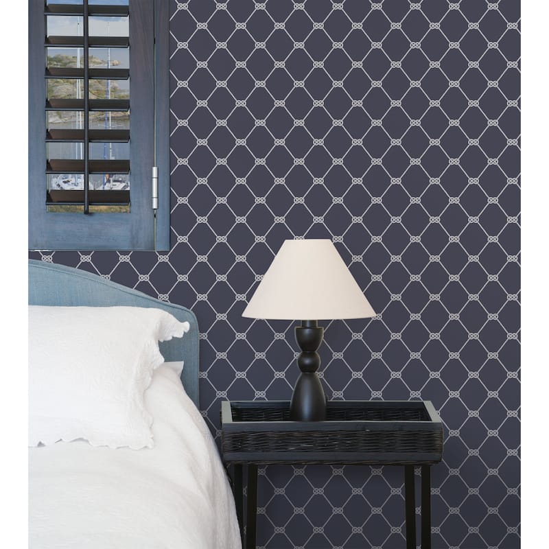 Galerie Wallcoverings Deauville 2 Nautical Rope Non-woven Matte Wallpaper Roll