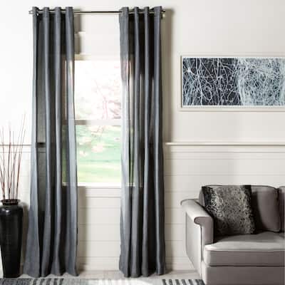 SAFAVIEH Imke Semi-Sheer Window Curtain Panel