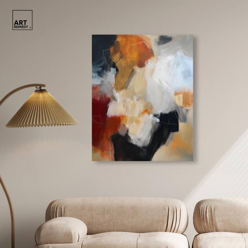 Earth and Fire II Canvas by Art Remedy, Gallery Wrapped