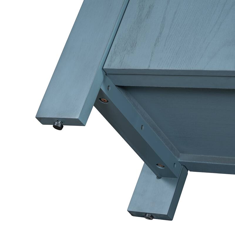 Buffet Cabinet Storage Sideboard with Adjustable Foot Pads and Shelves