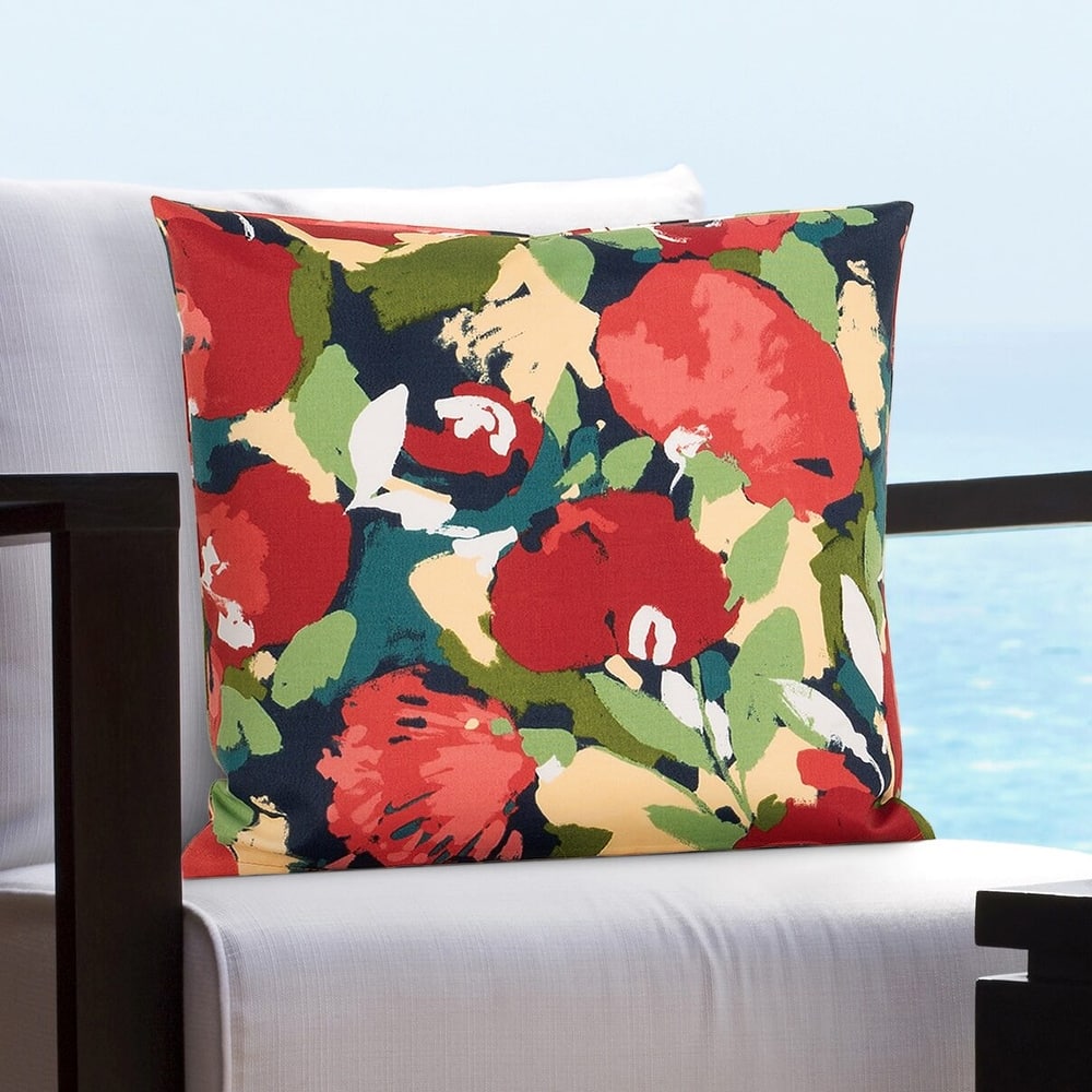 Siscovers Lakeside Garden Solarium Indoor/Outdoor Throw Pillow