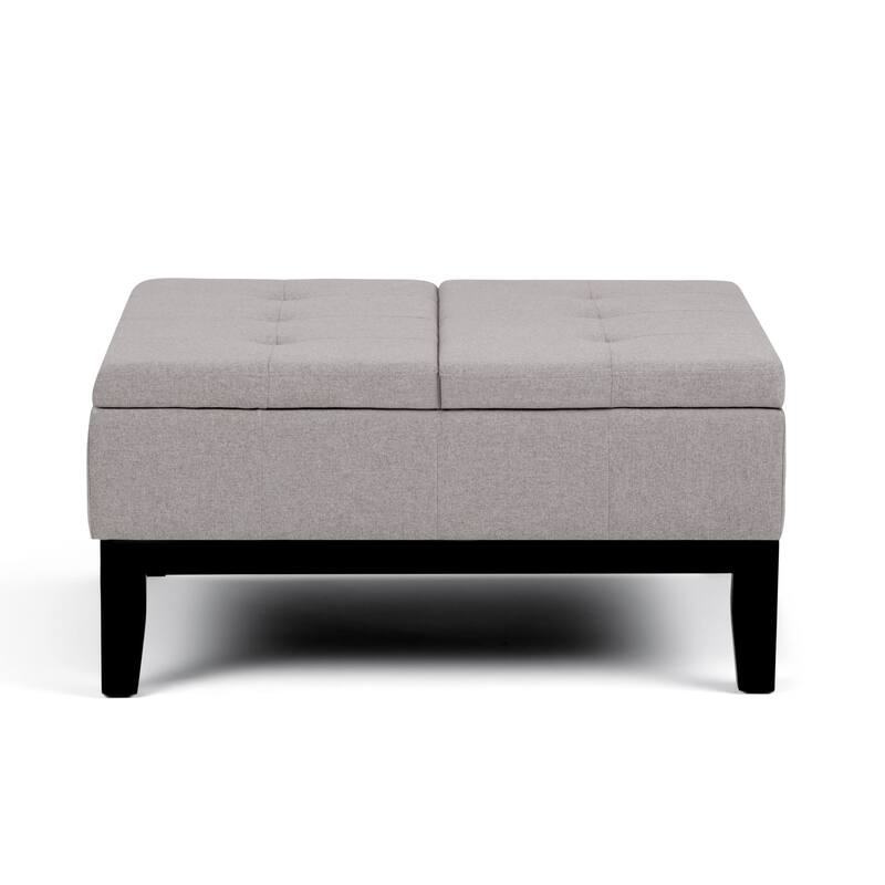WYNDENHALL Lancaster 36-in. Wide Contemporary Square Table Ottoman
