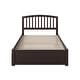 preview thumbnail 7 of 48, Richmond Full Solid Wood Platform Bed with Footboard & Full Trundle