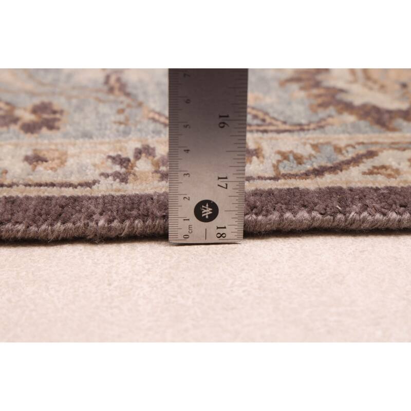 ECARPETGALLERY Hand-knotted Jamshidpour Dark Brown Wool Rug - 6'1 x 9'1